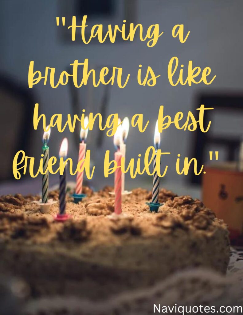 30 Birthday Quotes for Brother