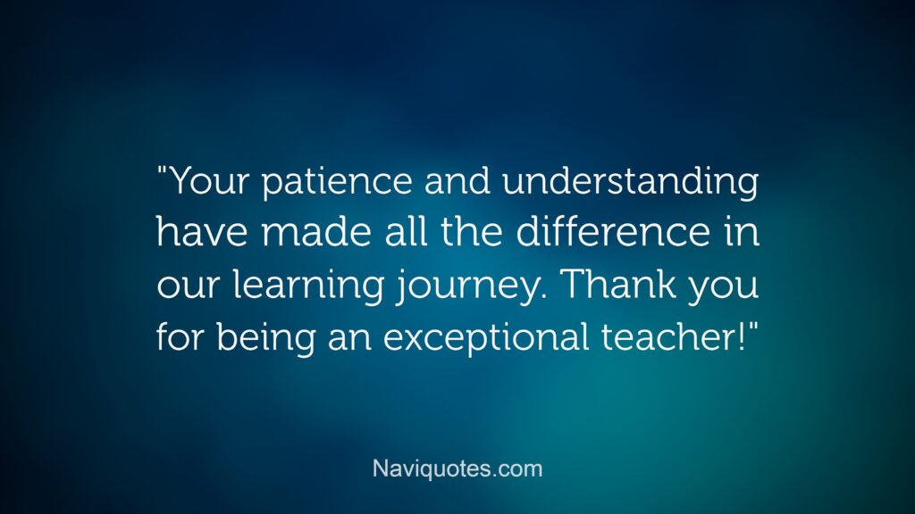 Heart Touching Quotes for Teachers