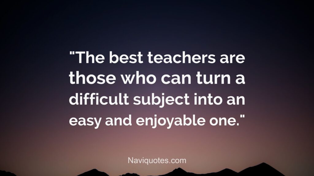 Heart Touching Quotes for Teachers