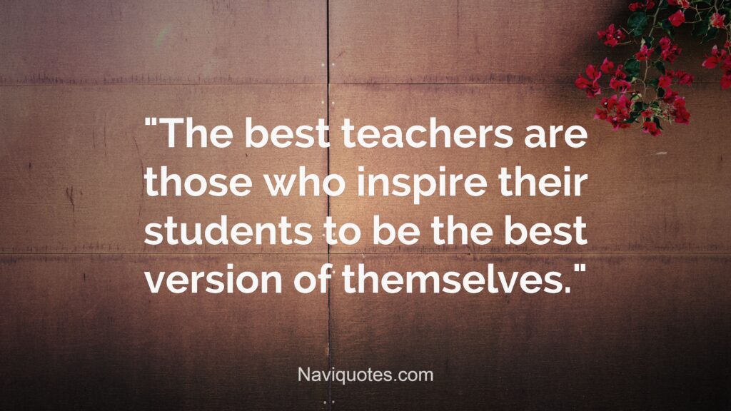 Heart Touching Quotes for Teachers