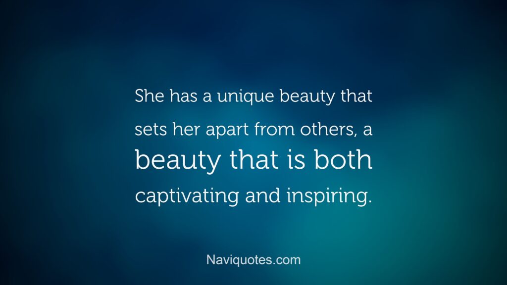 Paragraph about How Beautiful She is
