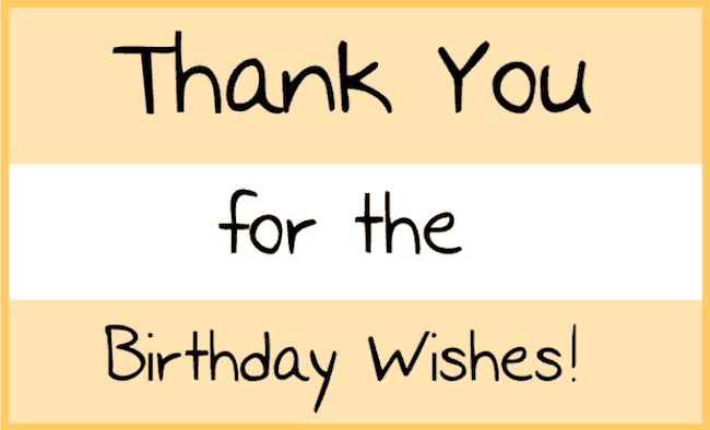 Cute Ways to Say Thanks to Birthday Wishes