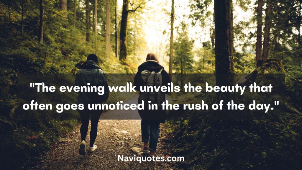 Evening Walk Quotes