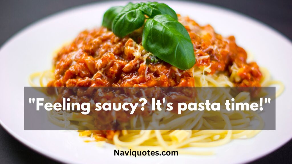 Pasta Caption Puns 