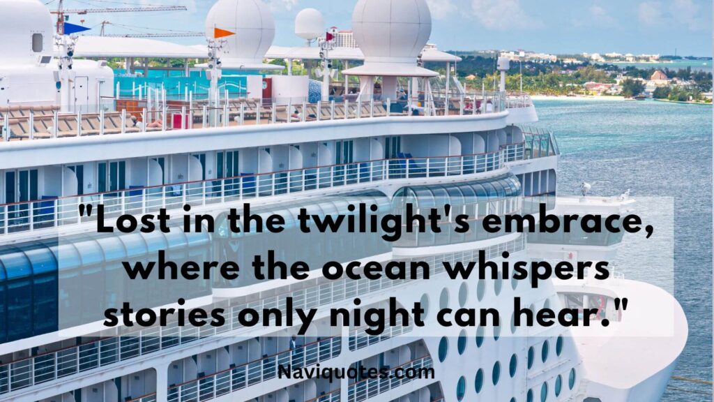 Night Cruise Captions