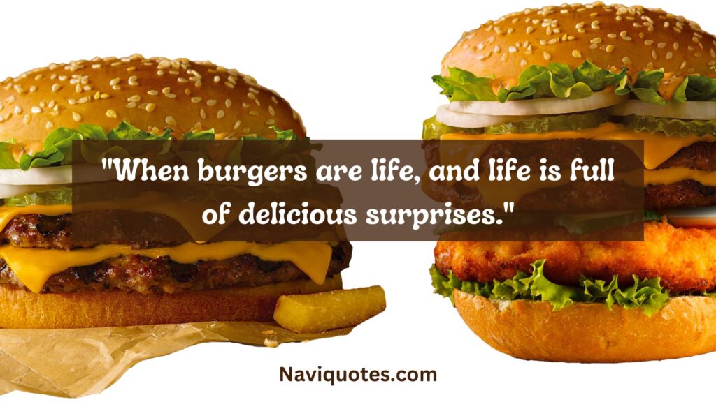 Funny Burger Captions for Instagram