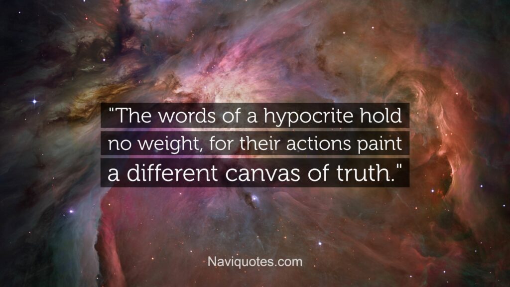 Hypocrite Quotes 