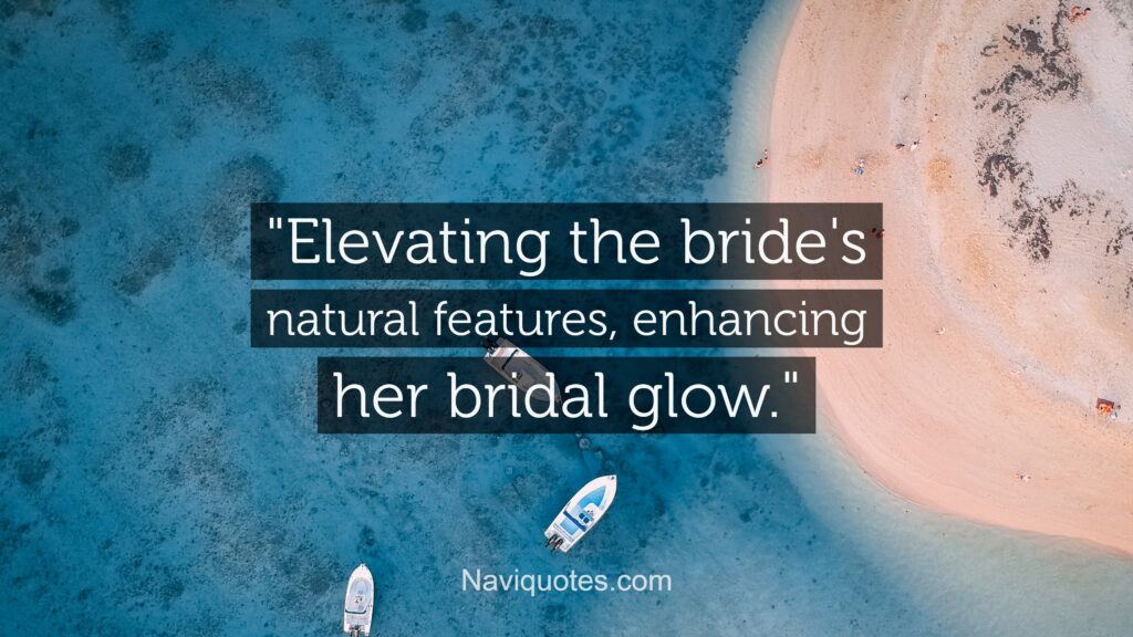 Make Up Captions for Bride