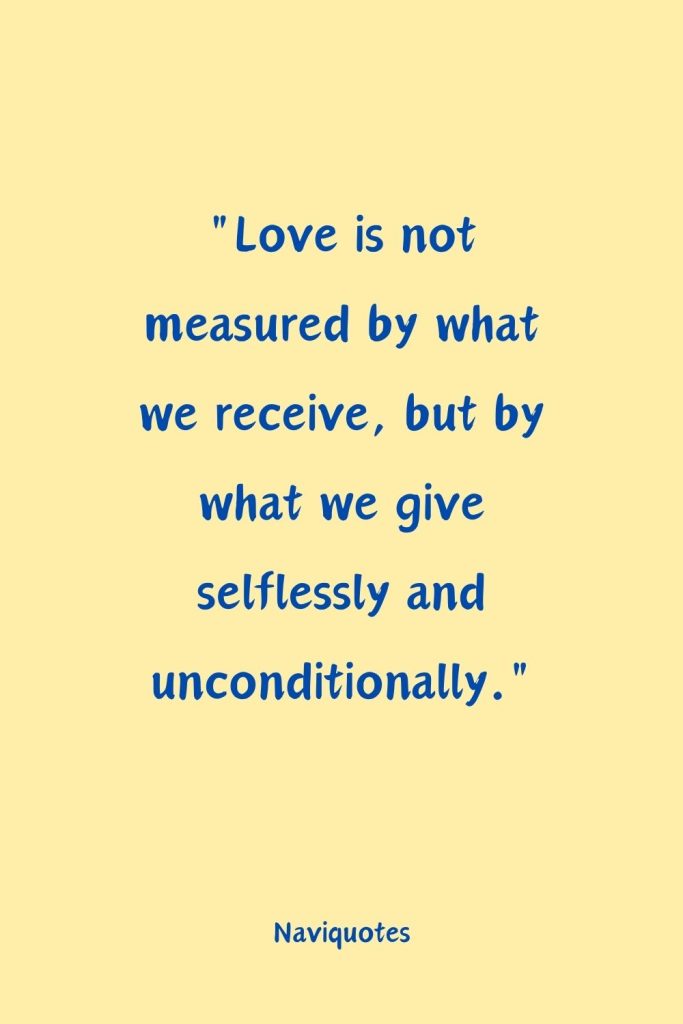 Unconditional Love Quotes