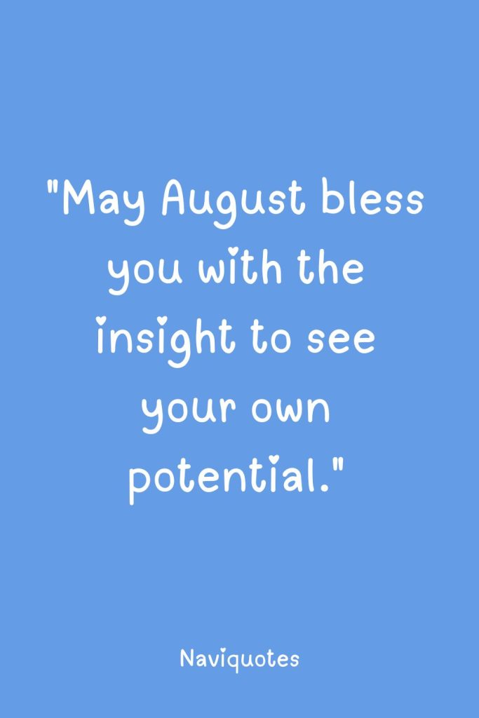 August Quotes for Personal Growth