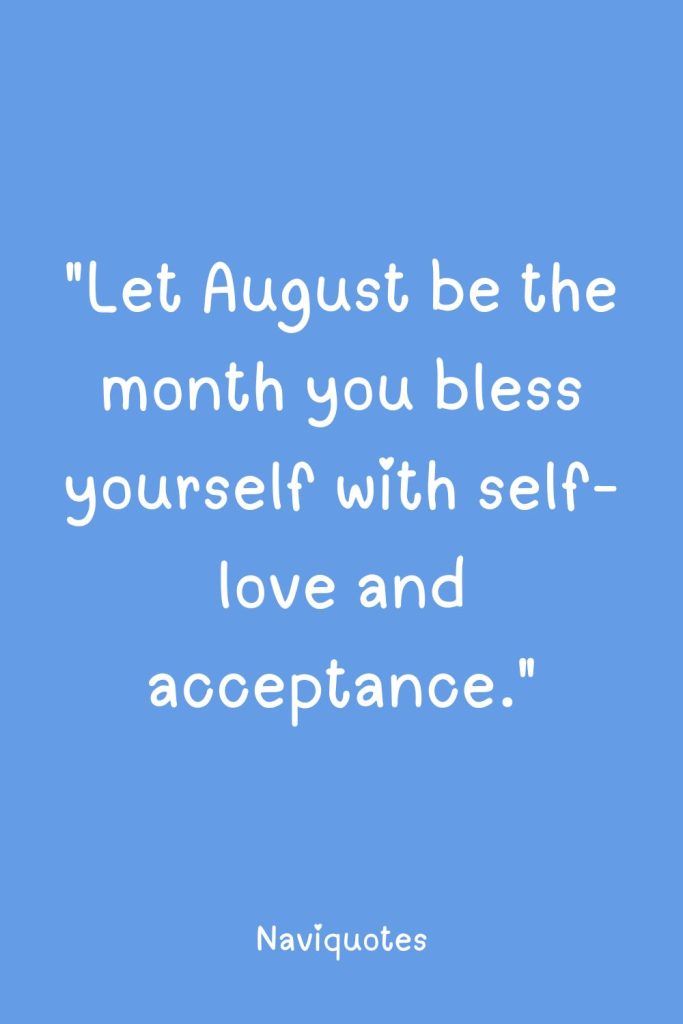 August Quotes for Personal Growth